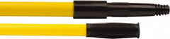 Weiler - 60 x 0.0833" Fiberglass Handle for Tapered or Threaded Holes - Threaded Connection, Yellow - Americas Tooling