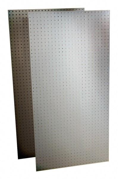 Triton - 48" Wide x 24" High Storage Peg Board - 2 Panels, Polypropylene, White - Americas Tooling