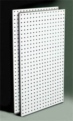 Triton - 24" Wide x 42-1/2" High Storage Peg Board - 2 Panels, Steel, White - Americas Tooling