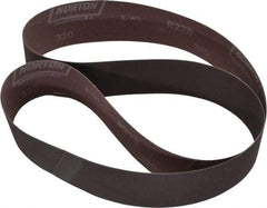 Norton - 2" Wide x 48" OAL, 320 Grit, Aluminum Oxide Abrasive Belt - Aluminum Oxide, Extra Fine, Coated, Series R228 - Americas Tooling