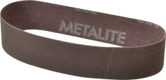 Norton - 1" Wide x 12" OAL, 320 Grit, Aluminum Oxide Abrasive Belt - Aluminum Oxide, Extra Fine, Coated, Series R228 - Americas Tooling