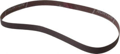 Norton - 1/2" Wide x 24" OAL, 240 Grit, Aluminum Oxide Abrasive Belt - Aluminum Oxide, Very Fine, Coated, Series R228 - Americas Tooling