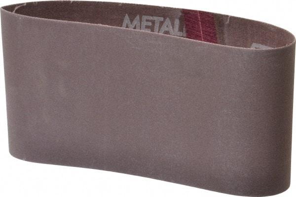 Norton - 3-1/2" Wide x 15-1/2" OAL, 220 Grit, Aluminum Oxide Abrasive Belt - Aluminum Oxide, Very Fine, Coated, Series R228 - Americas Tooling