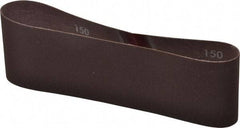 Norton - 3" Wide x 21" OAL, 150 Grit, Aluminum Oxide Abrasive Belt - Aluminum Oxide, Very Fine, Coated, Series R228 - Americas Tooling