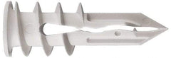 Toggler - #6 to 8 Screw, 1/4" Diam, 1-1/4" Long, 3/8 to 5/8" Thick, Self Drilling Drywall & Hollow Wall Anchor - Thermoplastic Alloy, Grade Proprietary Thermoplastic Alloy, Use in Drywall - Americas Tooling