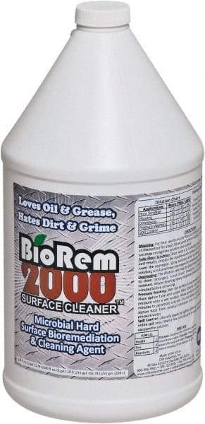 BioRem 2000 - 1 Gal Bottle All-Purpose Cleaner - Liquid, Odor-Free - Americas Tooling