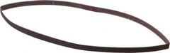 Norton - 1/4" Wide x 18" OAL, 180 Grit, Aluminum Oxide Abrasive Belt - Aluminum Oxide, Very Fine, Coated, Series R228 - Americas Tooling