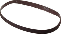 Norton - 1/2" Wide x 18" OAL, 180 Grit, Aluminum Oxide Abrasive Belt - Aluminum Oxide, Very Fine, Coated, Series R228 - Americas Tooling