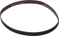 Norton - 3/8" Wide x 13" OAL, 240 Grit, Aluminum Oxide Abrasive Belt - Aluminum Oxide, Very Fine, Coated, Series R228 - Americas Tooling