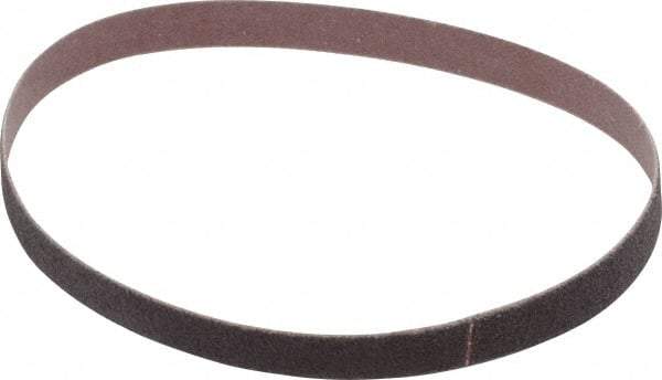 Norton - 3/8" Wide x 13" OAL, 80 Grit, Aluminum Oxide Abrasive Belt - Aluminum Oxide, Medium, Coated, Series R228 - Americas Tooling