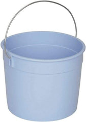 Ability One - 5 Qt, Plastic Round Blue Single Pail - Handle Included - Americas Tooling