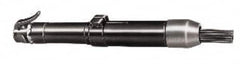 Chicago Pneumatic - 4,300 BPM, 15/16" Bore Diam, Pneumatic Inline Needle Scaler - 1" Stroke Length, 13.9 CFM, 90 psi, 1/4 NPT Inlet - Americas Tooling