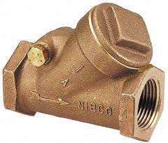 NIBCO - 3/8" Bronze Check Valve - Y-Pattern, FNPT x FNPT, 400 WOG - Americas Tooling