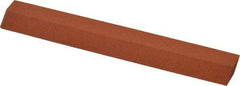 Norton - 4" Long x 9/16" Wide x 3/16" Thick, Aluminum Oxide Sharpening Stone - Diamond, Fine Grade - Americas Tooling