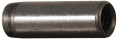 Jergens - 1/2" Diam x 1" Pin Length C-1215 Alloy Steel Pull Out Dowel Pin - C 47-58 & C 60-64 (Surface) Hardness, 1 Beveled & 1 Threaded End - Americas Tooling