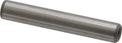 Jergens - 1/4" Diam x 1-1/2" Pin Length C-1215 Alloy Steel Pull Out Dowel Pin - C 47-58 & C 60-64 (Surface) Hardness, 1 Beveled & 1 Threaded End - Americas Tooling