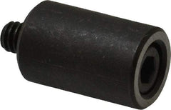 Jergens - 1/4-20 Thread, 5/8" OD, 1" High, Jig Foot - Black Oxide Finish, Low Carbon Steel, Case Hardened, 75-77 R30N Heat Treatment - Americas Tooling