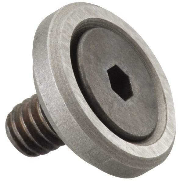 Gibraltar - 3/8-16 Thread, 1-5/8" OD, 3/8" High, Flat Foot - Steel & Lead Alloy - Americas Tooling