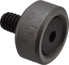 Jergens - 8-32 Thread, 1/2" OD, 1/4" High, Flat Foot - Low Carbon Steel, Case Hardened, 75-77 R30N Heat Treatment - Americas Tooling