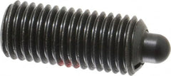 Jergens - 3/4-10, 1-3/4" Thread Length, 5/16" Plunger Projection, Steel Threaded Spring Plunger - 0.374" Max Plunger Diam, 1-3/4" Plunger Length, 6.7 Lb Init End Force, 37.3 Lb Final End Force, 3/8" Hex - Americas Tooling