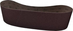 3M - 6" Wide x 48" OAL, 36 Grit, Aluminum Oxide Abrasive Belt - Aluminum Oxide, Very Coarse, Coated, X Weighted Cloth Backing, Series 341D - Americas Tooling