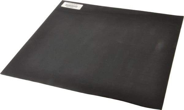 Made in USA - 12" Long, 12" Wide, 0.093" Thick, Neoprene Rubber Foam Sheet - 35 to 45 Durometer, Black, -20 to 180°F, 1,000 psi Tensile Strength, Adhesive Backing, Stock Length - Americas Tooling