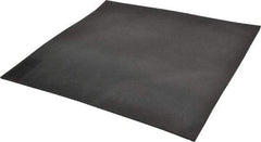 Made in USA - 12" Long, 12" Wide, 1/8" Thick, Neoprene Rubber Foam Sheet - 35 to 45 Durometer, Black, -20 to 180°F, 1,000 psi Tensile Strength, Adhesive Backing, Stock Length - Americas Tooling