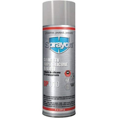 Sprayon - 8 oz Automotive Gasket Sealant - 122°F Max, Clear, Comes in Aerosol Can - Americas Tooling