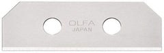 Olfa - 10 Piece Steel Safety Blade - 2-1/8" OAL - Americas Tooling