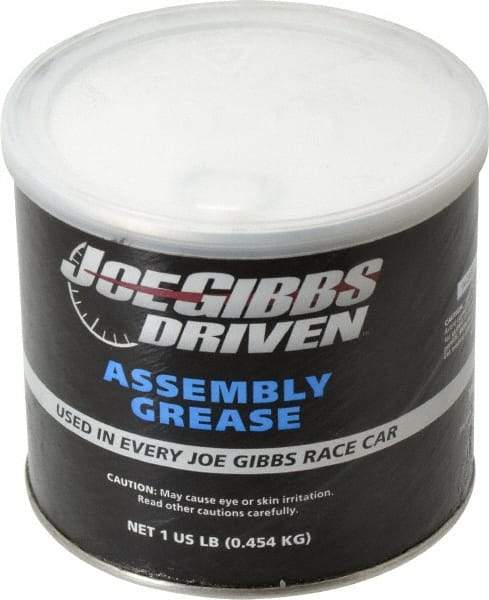 Joe Gibbs Driven Racing Oil - 1 Lb Tub Calcium Extreme Pressure Grease - Brown, Extreme Pressure, 158°F Max Temp, NLGIG 1-1/2, - Americas Tooling