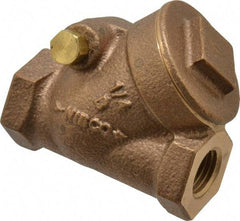 NIBCO - 1/4" Bronze Check Valve - Y-Pattern, FNPT x FNPT, 200 WOG - Americas Tooling