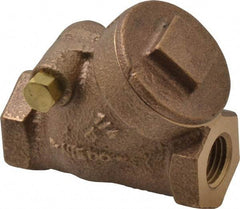 NIBCO - 1/4" Bronze Check Valve - Y-Pattern, FNPT x FNPT, 200 WOG - Americas Tooling