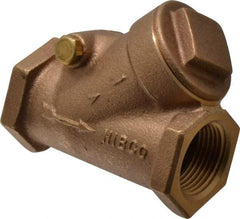 NIBCO - 1" Bronze Check Valve - Y-Pattern, FNPT x FNPT, 200 WOG - Americas Tooling