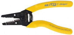 Ideal - 18 to 10 AWG Capacity Wire Stripper - 7" OAL, Cushion Grip Handle - Americas Tooling