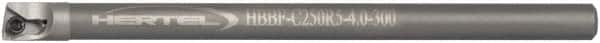 Hertel - 0.36" Min Bore Diam, 4" OAL, 5/8" Shank Diam, HBBF Indexable Boring Bar - 1" Max Bore Depth, TD.. Insert, Screw Holding Method - Americas Tooling