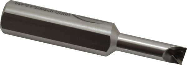 Hertel - 0.438" Min Bore Diam, 4" OAL, 3/4" Shank Diam, HBBQ Indexable Boring Bar - 1-1/2" Max Bore Depth, TPC.. Insert, Screw Holding Method - Americas Tooling