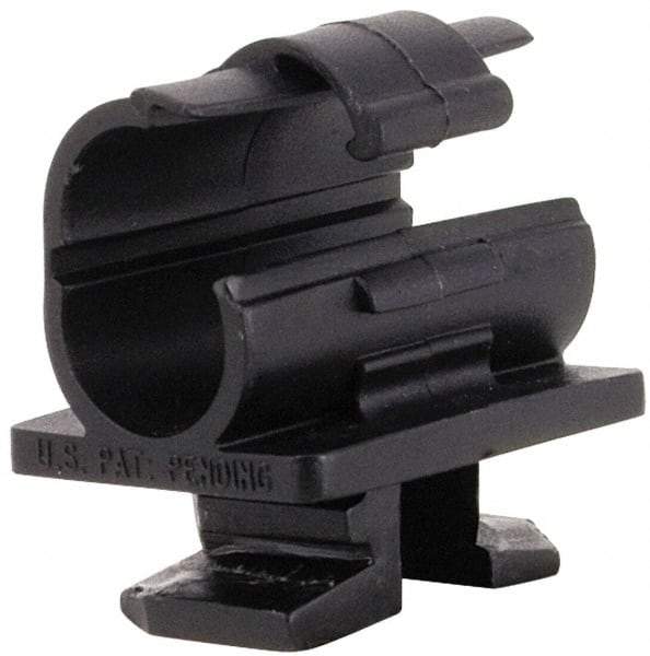 ZSI - 7/8" Tube Diam, Cushion Clamp - Black, 175 Lb Capacity, Polyamide - Americas Tooling