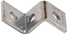 Cooper B-Line - Zinc Plated Carbon Steel Z Strut Fitting - 1/2" Bolt, 3 Holes, Used with Cooper B Line Channel & Strut (All Sizes Except B62 & B72) - Americas Tooling