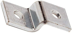 Cooper B-Line - Zinc Plated Carbon Steel Z Strut Fitting - 1/2" Bolt, 2 Holes, Used with Cooper B Line Channel & Strut (All Sizes Except B62 & B72) - Americas Tooling