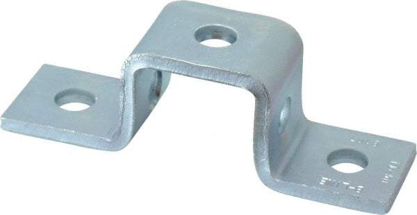 Cooper B-Line - Zinc Plated Carbon Steel Bracket Strut Fitting - 1/2" Bolt, 5 Holes, Used with Cooper B Line Channel & Strut (All Sizes Except B62 & B72) - Americas Tooling