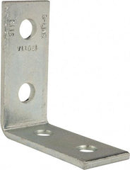 Cooper B-Line - Zinc Plated Carbon Steel 90° Strut Fitting - 1/2" Bolt, 4 Holes, Used with Cooper B Line Channel & Strut (All Sizes Except B62 & B72) - Americas Tooling