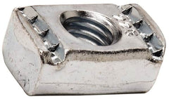 Cooper B-Line - 3/8" Rod, Zinc Plated Carbon Steel Channel Strut Nut with O Spring - 1100 Lb Capacity, 3/8" Bolt, 1 Hole, Used with Cooper B Line B11, B12, B22, B24, B26 & B32 Channel & Strut - Americas Tooling