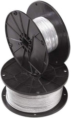 Cooper B-Line - 500' Long, 3/32" Diam, Steel Wire Rope - 184 Lb Breaking Strength, 7 x 7 Strand - Americas Tooling