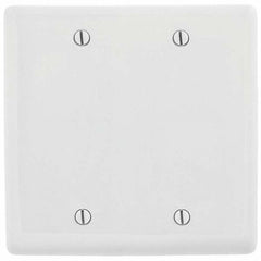 Hubbell Wiring Device-Kellems - Wall Plates Wall Plate Type: Blank Wall Plate Color: White - Americas Tooling