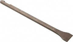 Ingersoll-Rand - 1" Head Width, 12" OAL, 1-1/8" Shank Diam, Scaling Chisel - CP Shank, Steel - Americas Tooling