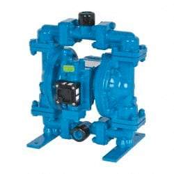 SandPIPER - 1/2" NPT, Metallic, Air Operated Diaphragm Pump - Buna-N Diaphragm, Aluminum Housing - Americas Tooling