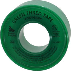 Federal Process - 1/2" Wide x 260" Long Oxygen Pipe Repair Tape - 3.7 mil Thick, -450 to 550°F, Green - Americas Tooling