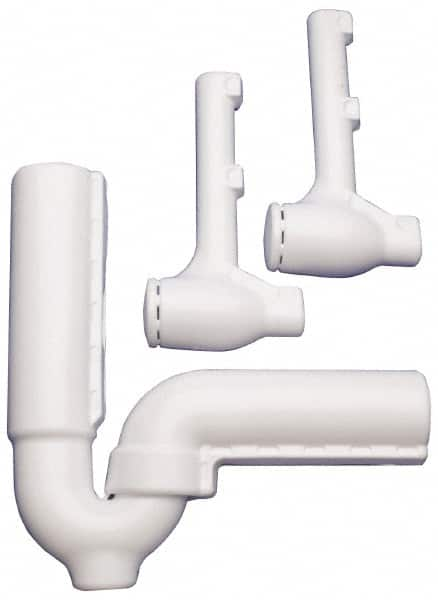 Federal Process - 1-1/2 Inch Pipe, Protect-a-trap Offset Cover Only - White, PVC - Americas Tooling