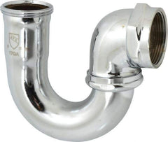 Federal Process - 1-1/2 Outside Diameter, 17 Gauge, Adjustable Sink Traps - Chrome Coated, Brass - Americas Tooling