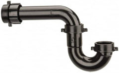 Federal Process - 1-1/2 Outside Diameter, P Trap with Marvel Adapter - Black, ABS - Americas Tooling